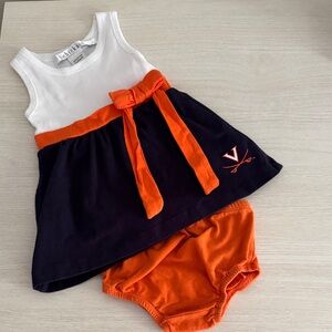 UVA Virginia Cavaliers Chicka-d Dress VGUC Size 6-12M